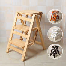 Load image into Gallery viewer, Multi-functional Ladder Stool Chair