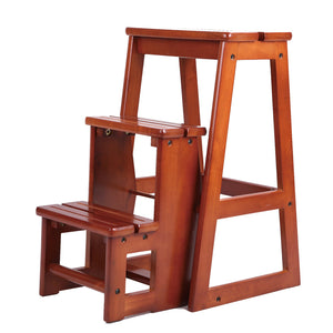 Modern Multi-functional Three-Step Library Ladder