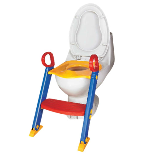 Baby Toilet Trainer with Adjustable Ladder