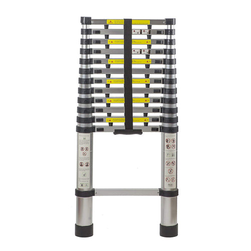 12.5 Ft Extendable Telescoping Aluminum Portable Ladder