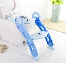 Load image into Gallery viewer, Kids Toilettes With Adjustable Ladder