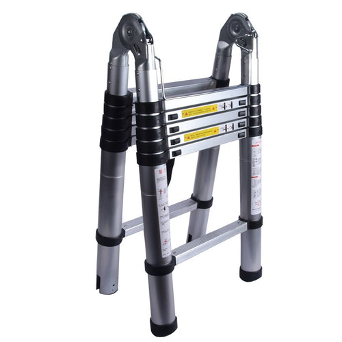 1PC 1.9M+1.9M Telescopic Ladder