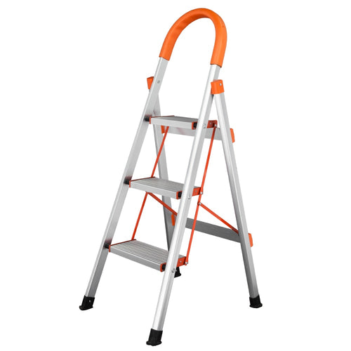 Non-slip 3-Step Aluminum Ladder