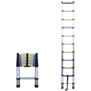 10.50FT(3.2m) Household Foldable Ladder 11Steps