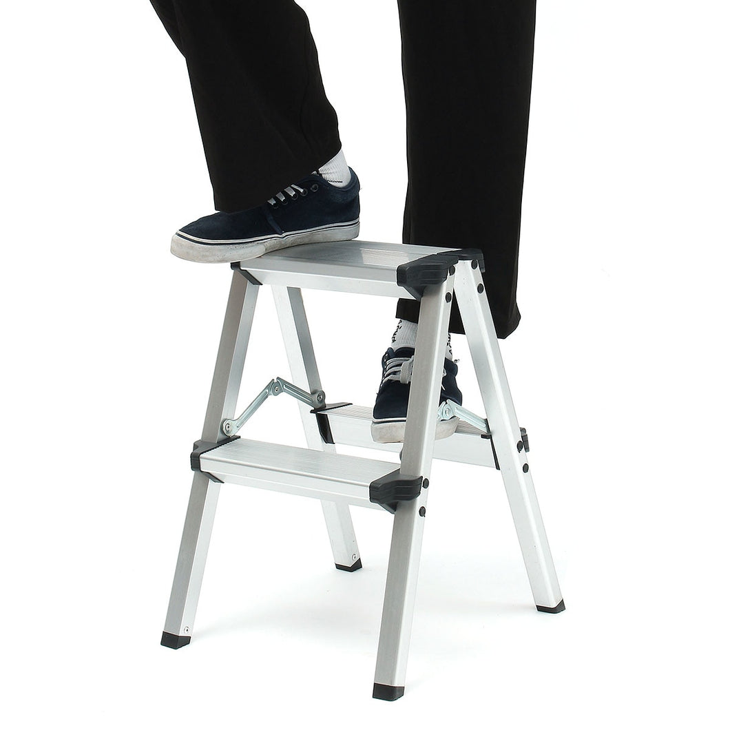 150KG Max Load 2 Step Stool Folding Ladder