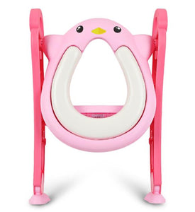 Potty Training Seat with Non-slip Toilet Ladder