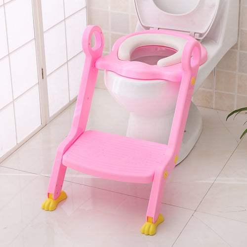 Baby Child Toilet Seat Folding Ladder