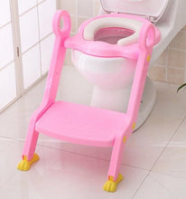 Load image into Gallery viewer, Baby Child Toilet Seat Folding Ladder