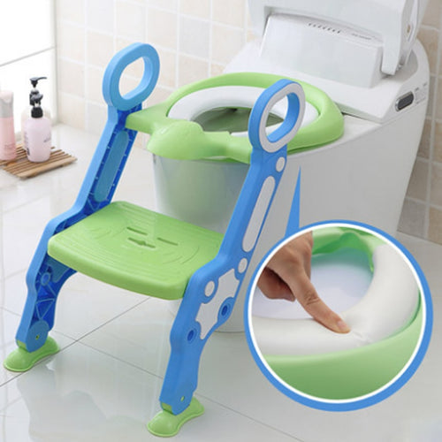 Baby Toilet Seat Baby Folding Adjustable Ladder
