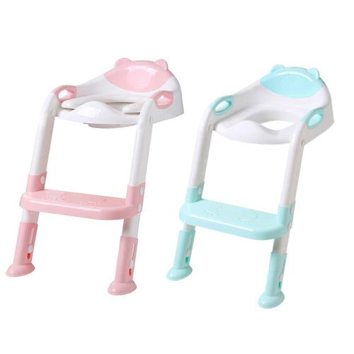 Infant Kids Toilet Training Seat with Adjustable Ladder