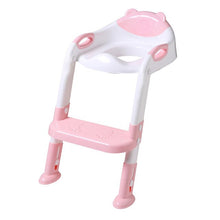Load image into Gallery viewer, Infant Kids Toilet Training Seat with Adjustable Ladder