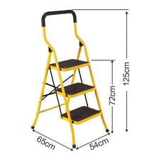 Load image into Gallery viewer, 3 Steps Step Ladder NonSlip