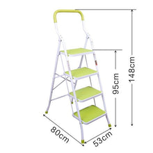 Load image into Gallery viewer, Foldable 4Steps Ladder Non Slip