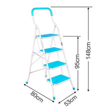 Load image into Gallery viewer, Foldable 4Steps Ladder Non Slip