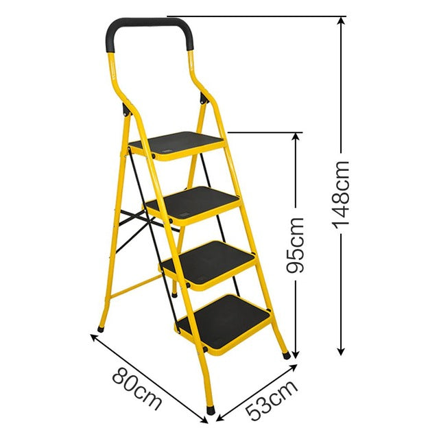 Foldable 4Steps Ladder Non Slip