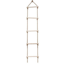 Load image into Gallery viewer, Children Climbing Wooden Rope Ladder